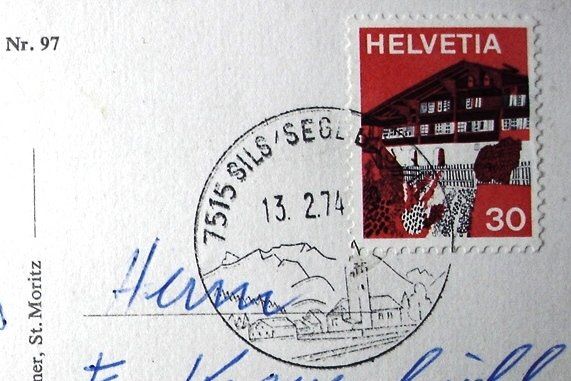 Cartoline postali: SILS BASELGIA – Usato da Jona venduto da philajona 1