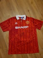 ManUnited Retro Trikot Eric Cantona signiert