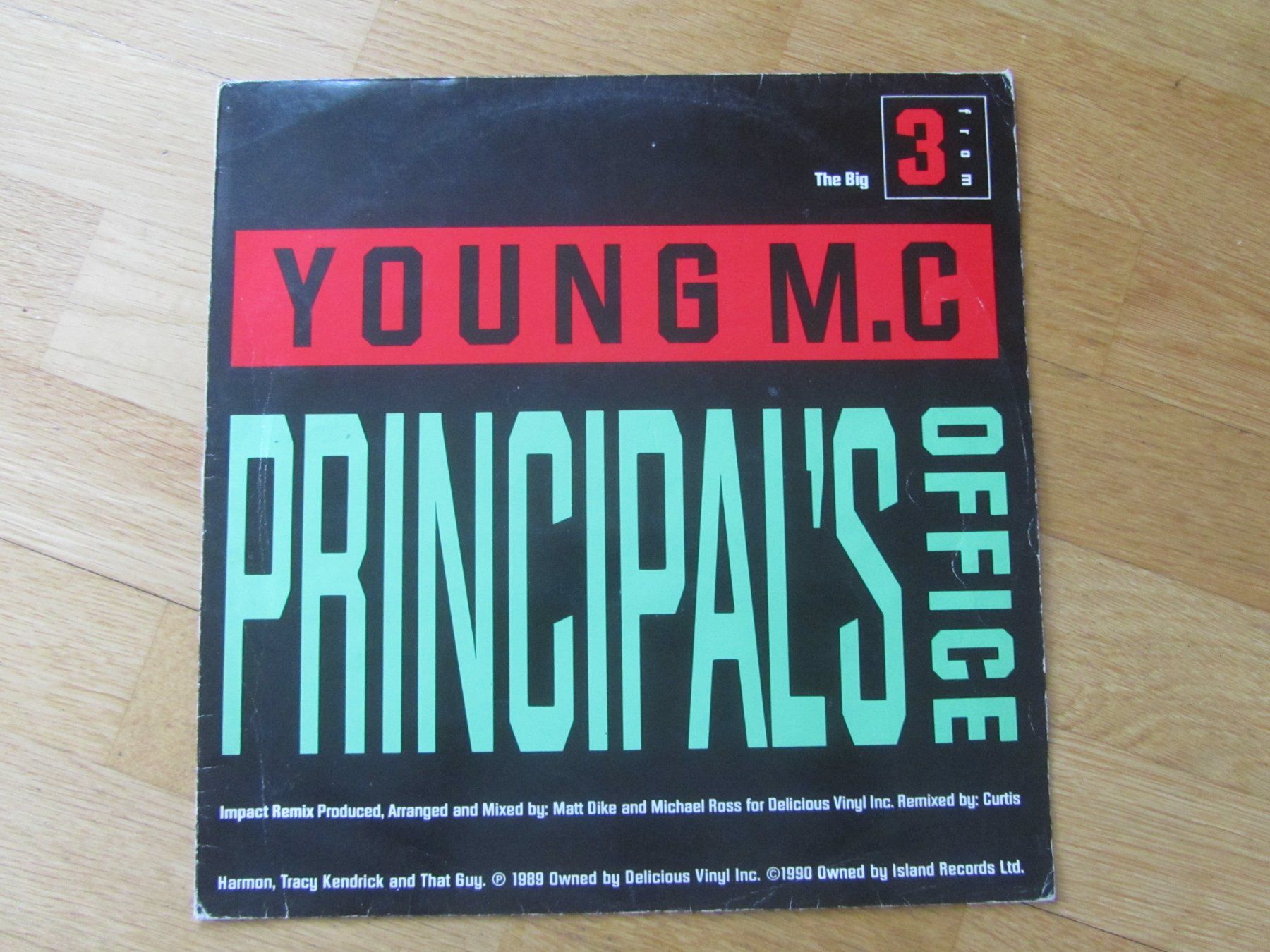 Dischi in vinile: Young M.C. - Principal's Office - Vinyl Single - 1989 – Usato da Seengen venduto da mikelele