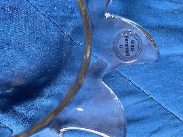 Glasi Hergiswil Piatti di portata: Sonnen Glasschale Hergiswil – Usato da Zürich venduto da senta06 1