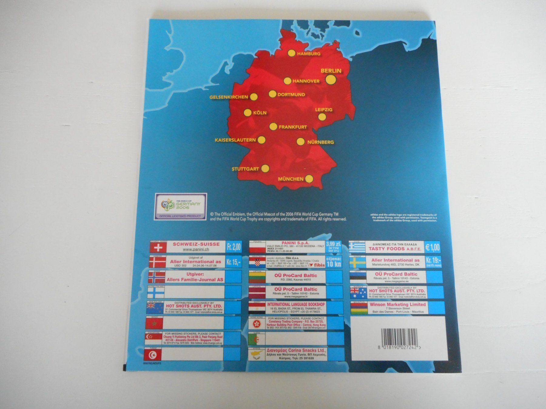 Panini Alben: Panini Album Germany 2006 leer/empty ohne Sticker – Neu (gemäss Beschreibung) aus Cham von Paniniworld 1
