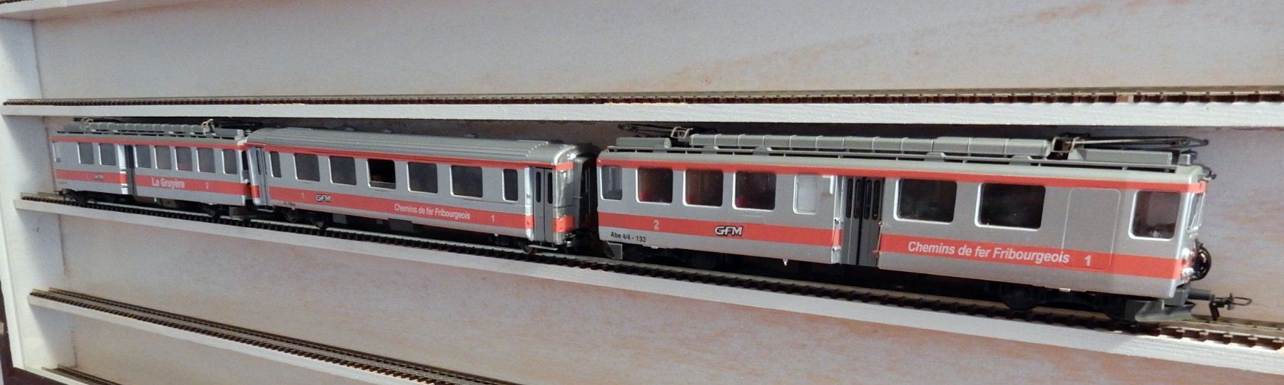 Bemo Trains électriques: Hom- Bemo  - "GFM"  Rame  Réversible de 3 éléments – D'occasion à Locarno par Gudrun2 5
