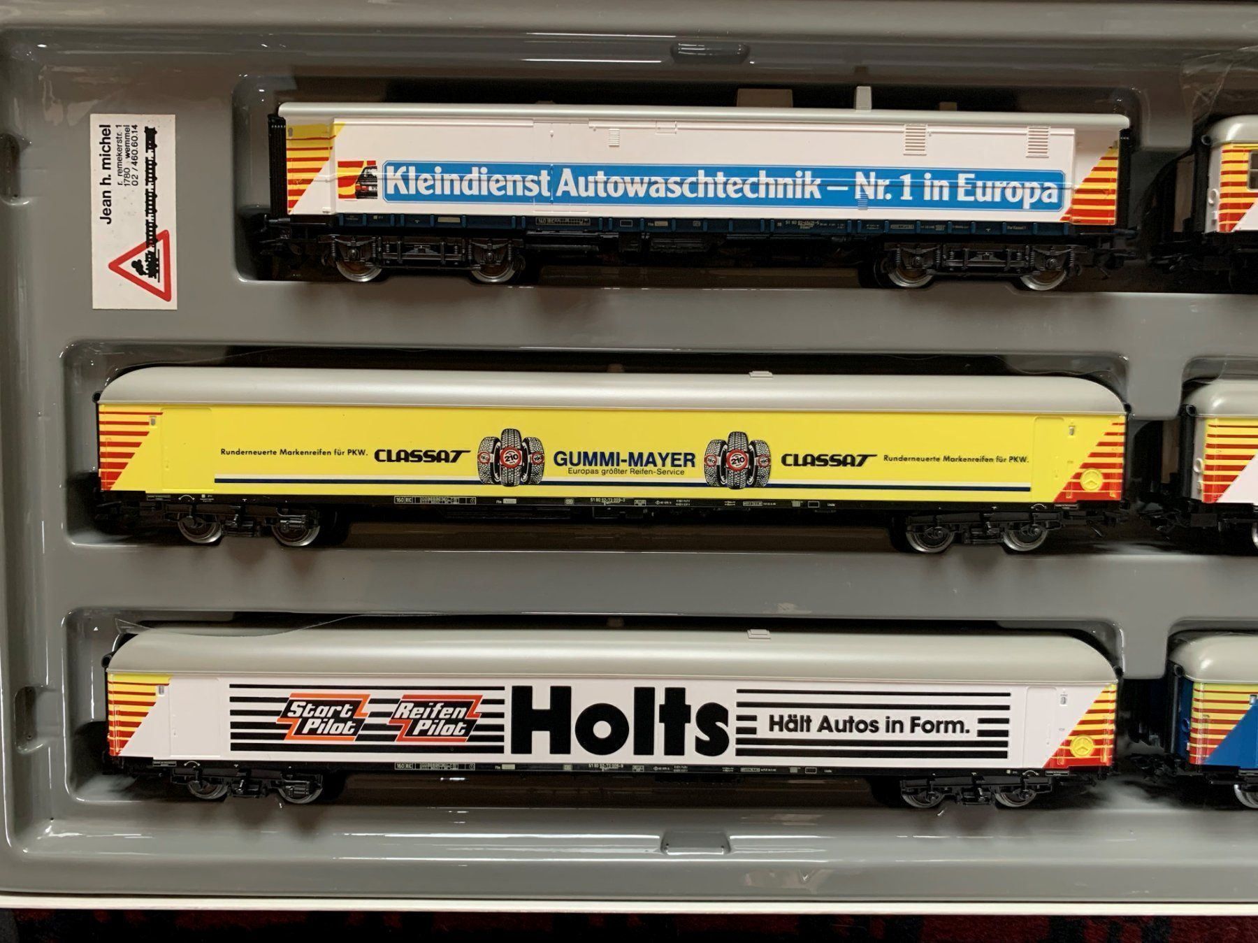 Märklin Modellini di ferrovie: Märklin 4290 H0 Shell Messezug Set – Usato da Volketswil venduto da zwitsch33 2