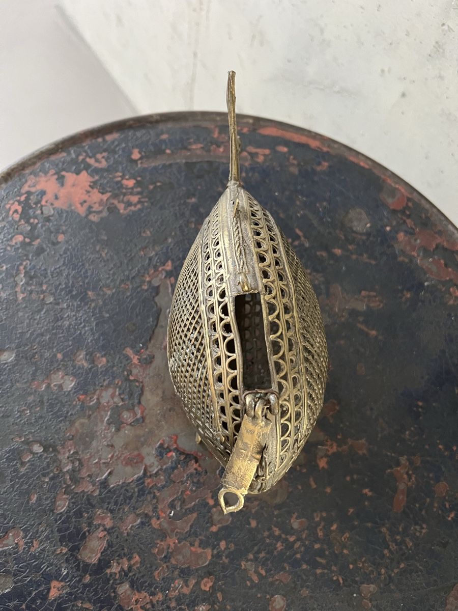 Figuren: Handgefertigte Messing Figur/Fisch Dhorka- Technik – Gebraucht aus Wabern von La-Vitrine 9