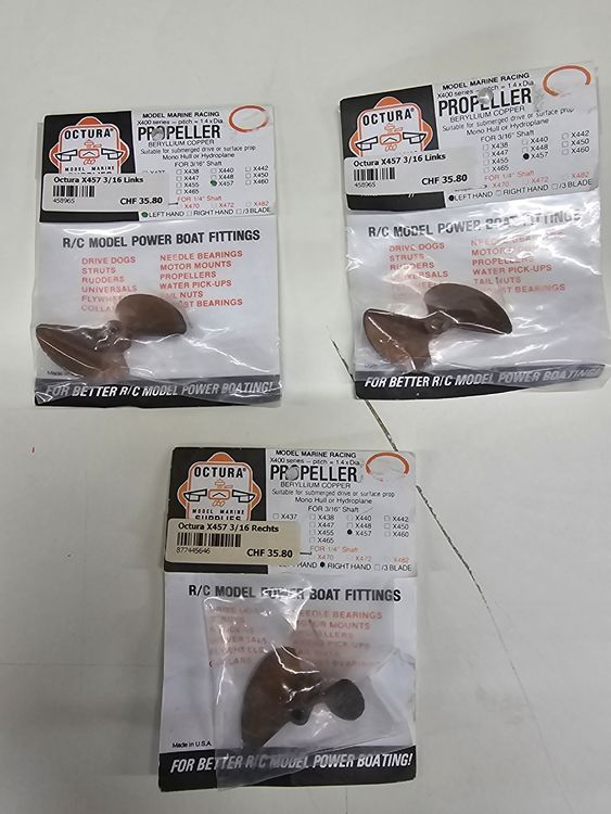 Octura Schiffspropeller Set 2 (Neu und originalverpackt) in Rüti ZH für ...