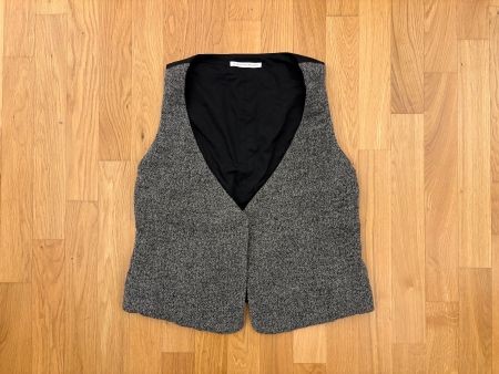 Maria van Rensen - Gilet/Weste in Grau/Schwarz, Grösse ca L