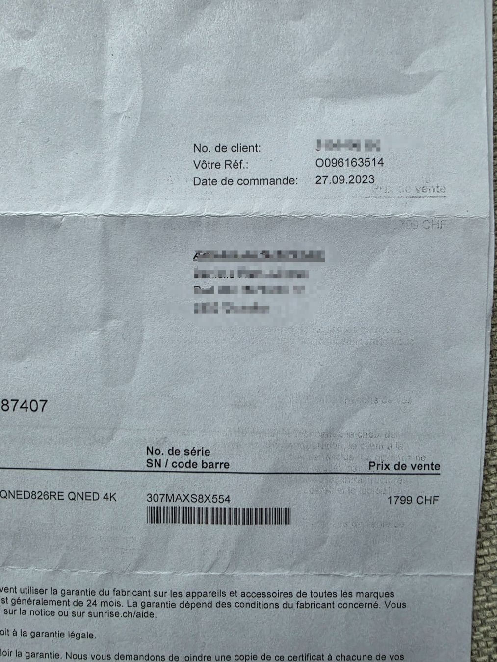 LG Appareils TV: LG 65" Defekt – D'occasion à Grenchen par 231004 2