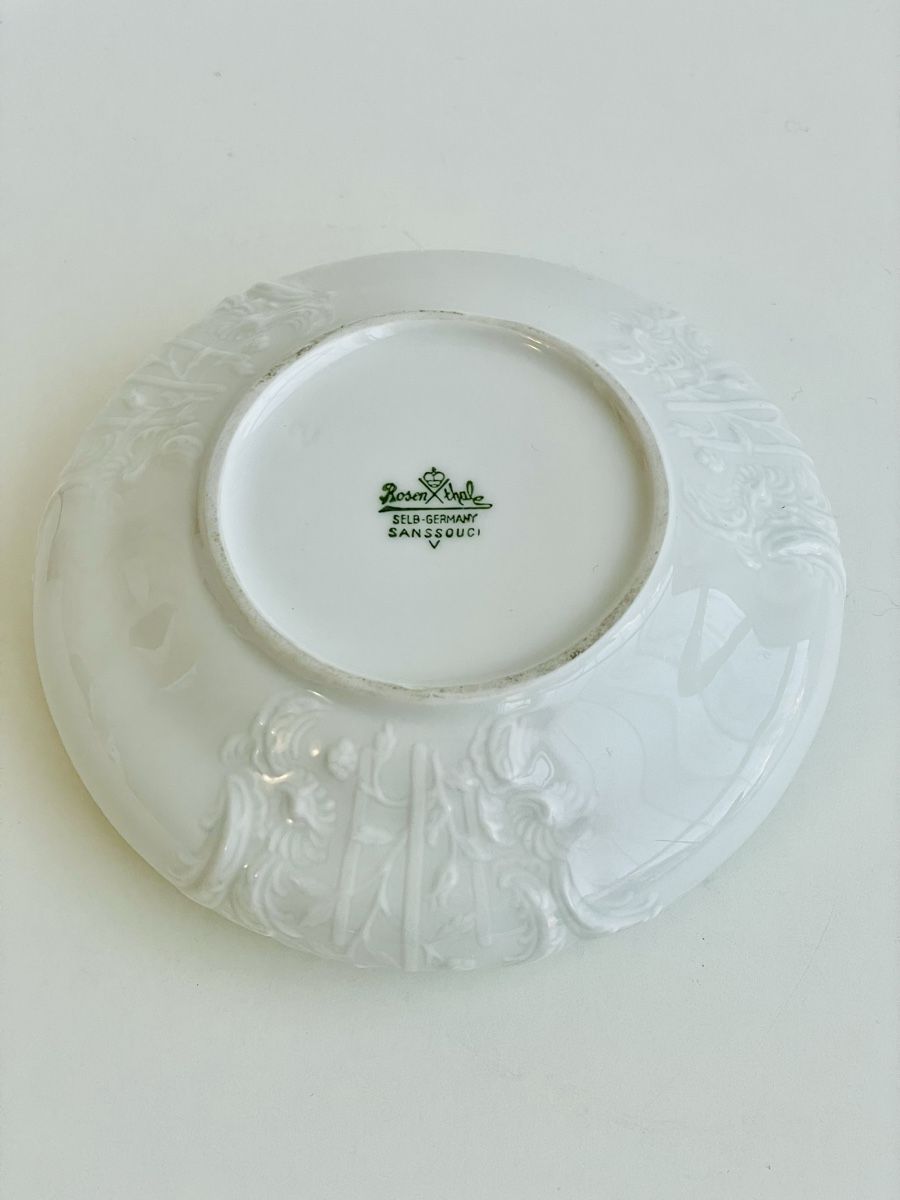 Rosenthal Portacenere: Cendrier Rosenthal Sanssouci vintage, Blanc – Usato da Genève venduto da mar_nd6c 3