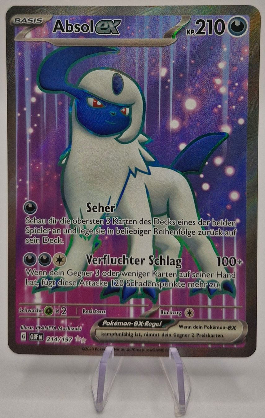 Pokémon Carte collezionabili: Absol EX / Obsidianflammen / Obsididan Flames / OBF 214 – Nuovo (secondo la descrizione) da Arni AG venduto da PokemonCardsStore