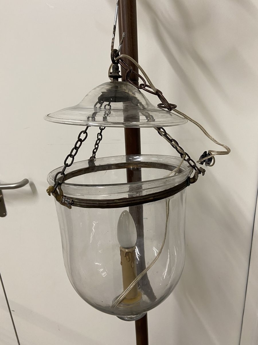 Kronleuchter & Deckenlampen: Antike Kolonial Glas Hängelampe – Gebraucht aus Dietikon von brocki-eyra 2