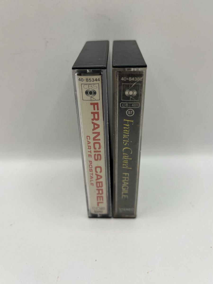 Musicassette: 2x K7 Francis Cabrel "Carte Postale" & "Fragile" – Usato da Genève venduto da sho_67qj 1