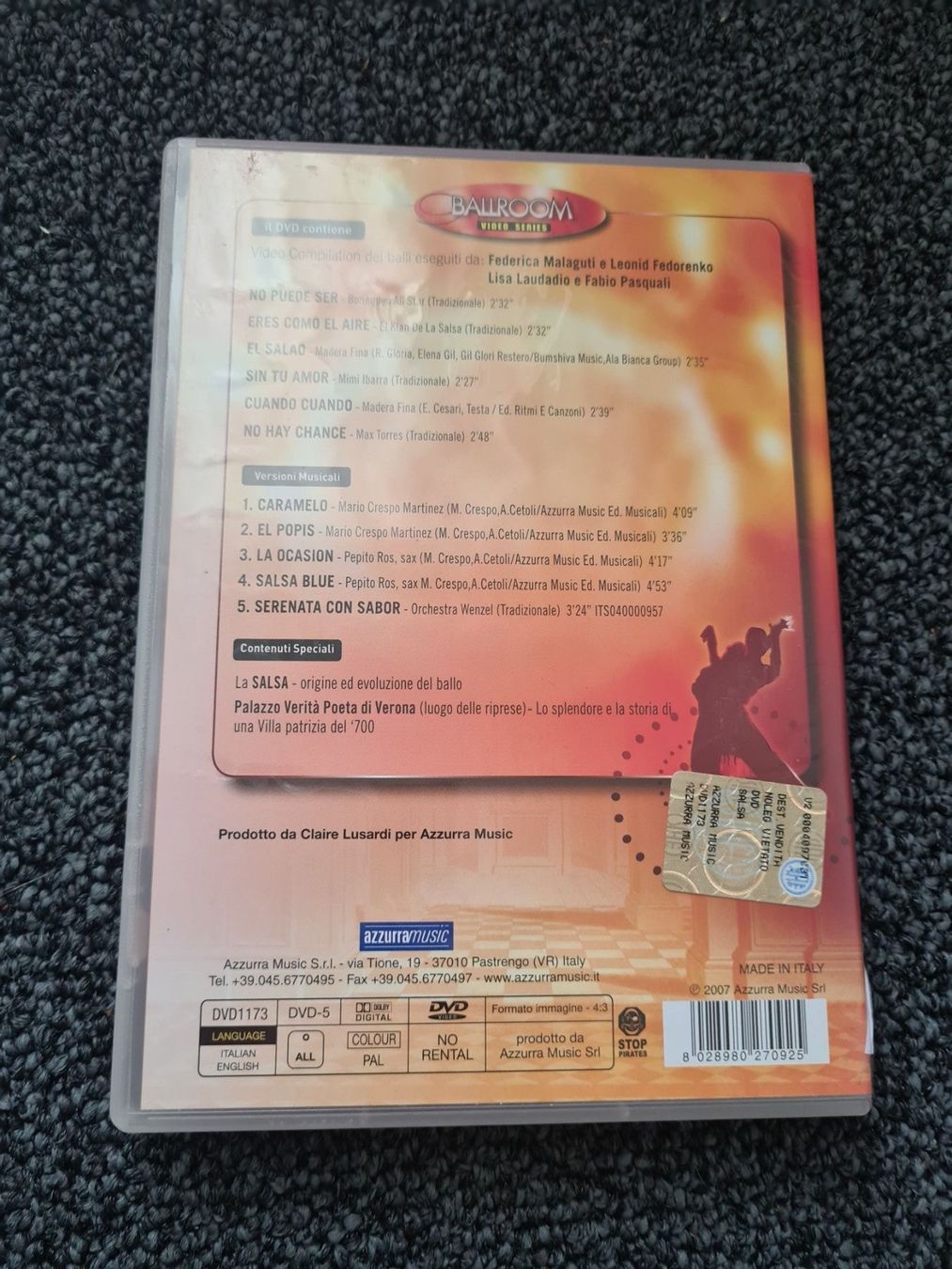 Tutti i DVDs: SALSA(10881) – Usato da Ruswil venduto da M71 1