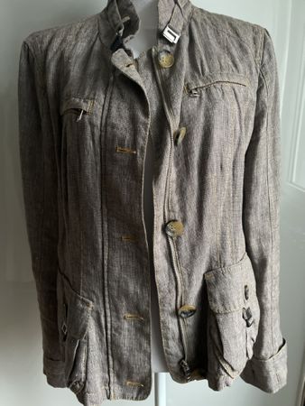Marc Cain Sports Leinen-Blazer, Gr. 38-40, Top Zustand!