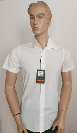 Neues Ben Sherman Herren Hemd, Weiss, Gr. M weiss kurzarm