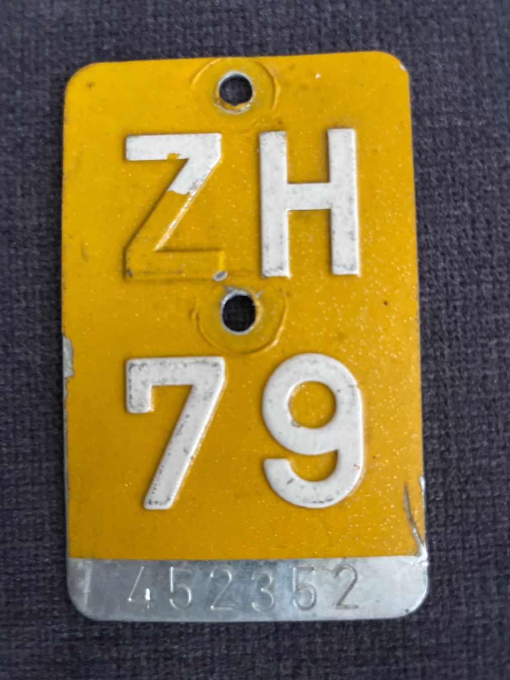 Ecriteaux: Mofanummer, Töfflinummer ZH 79 – D'occasion à Winterthur par cheerio97 1