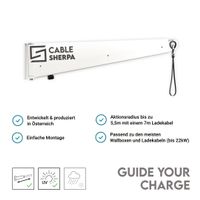 E-Ladekabelmanagementsystem Cable-Sherpa (weiss)