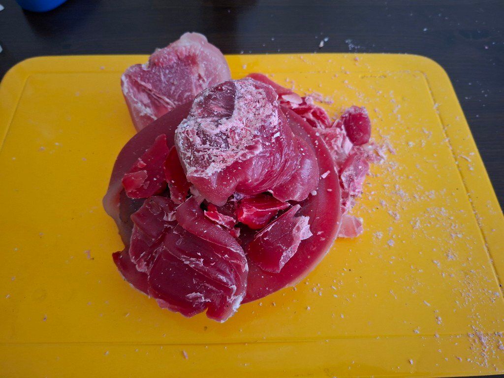Candele: Kerzenwachs rot, ca. 1 kg – Usato da Goldau venduto da feh_2qvj 2