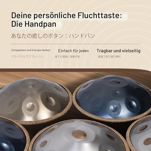 Strumenti musicali: Drum 22 9 Noten Kurd 440Hz Hand Tuning Handpan Includes – Nuovo e nell'imballaggio originale da Hundwil venduto da Stallone5 4