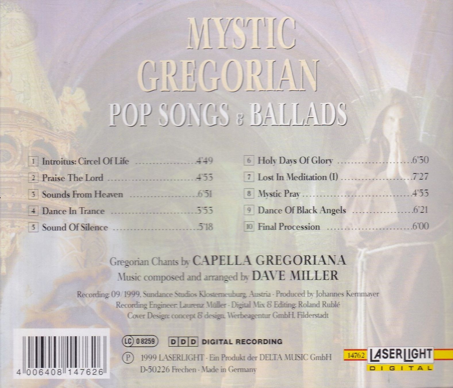 CDs: CD ab Fr. 1.--, Mystic Gregorian – Gebraucht aus Lausen von Mondeo10628 1