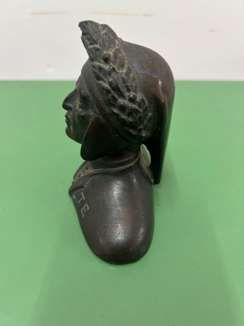 Figuren: Bronze Figur / Büste Dante ca. um 1900 – Gebraucht aus Zürich von Levelart 1