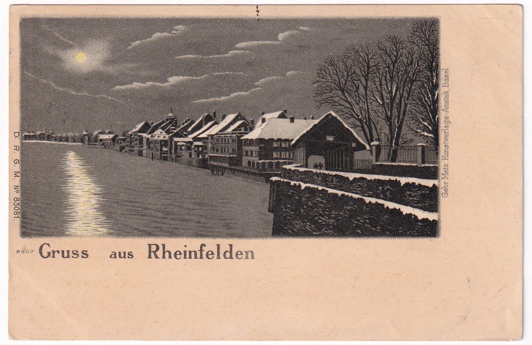 Cartoline postali: Gruss aus Rheinfelden. 1899 – Usato da Cormoret venduto da Pascalll2001