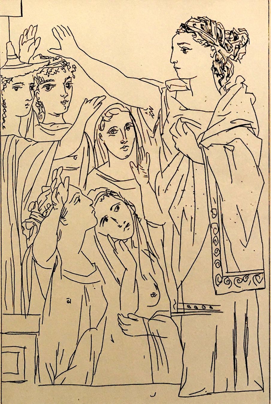 Grafica & Litografie: Pablo Picasso "Schwur der Frauen"  Offsetrepro – Usato da Nennigkofen venduto da Sommersonnen 2
