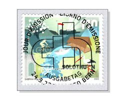Schweiz 2022 (B16) Mein Kanton Schaffhausen Ausgabetag