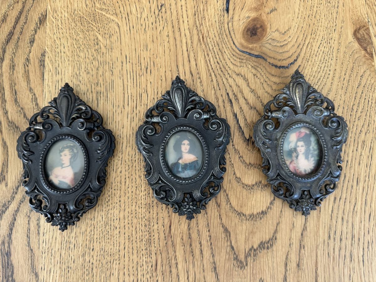Tutte le decorazioni: 3er Set vintage Fotorahmen – Usato da Balsthal venduto da Narulya