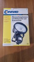 Projecteur avec détecteur et camera de surveillance