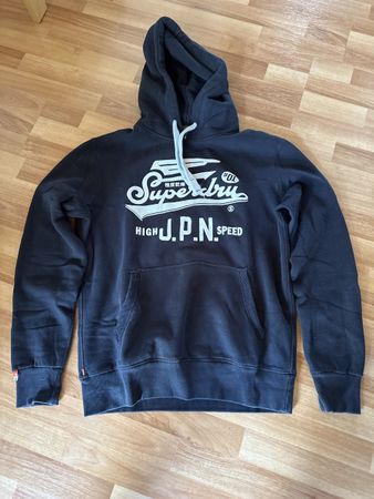 Superdry Hoodie, Grösse XL, Dunkelblau einf. Brustweite 61cm