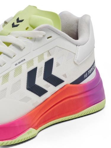 Scarpe da donna: Hummel Hb Topflight Pro - white/violet (Grösse: 40) – Nuovo e nell'imballaggio originale da St. Gallen venduto da sportglobe 2