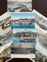 LUZERN DAMPFSCHIFF, 10 unterschiedliche Ansichtskarten
