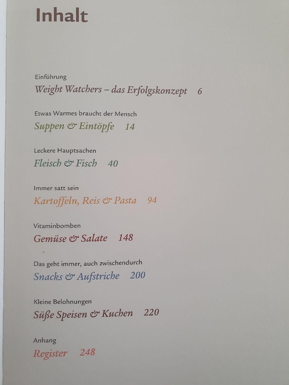 Libri: Weight Watchers Kochbuch – Usato da Moosseedorf venduto da Sonnenschein.. 2