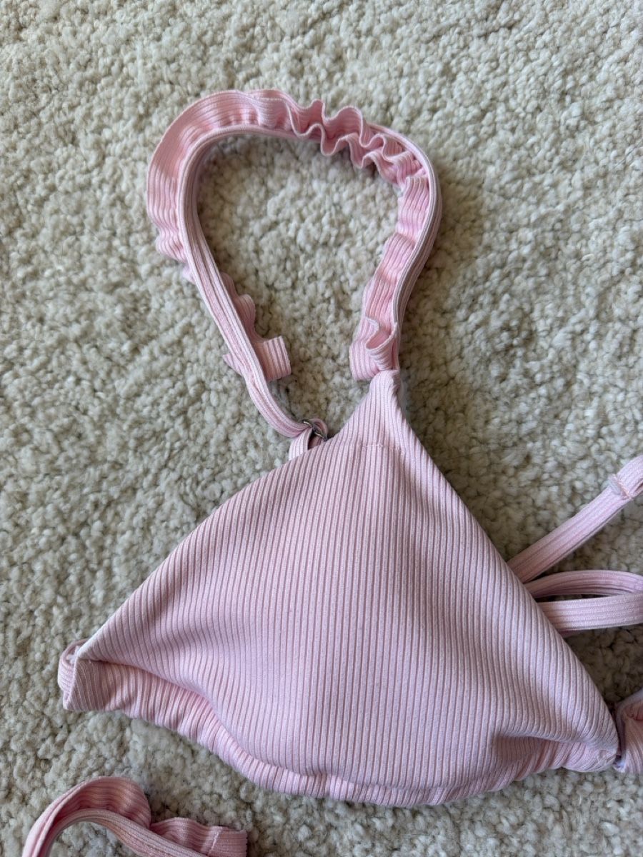 Costumi da bagno & Bikini: Bikini mit Rüschen rosa Grösse S neuwertig – Usato da Brunnen venduto da Eldra 1