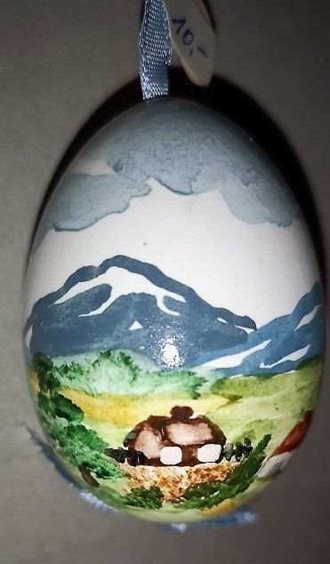 Statuette: Osterei Dorf (38) – Nuovo (secondo la descrizione) da Lutzenberg venduto da Truhe 3