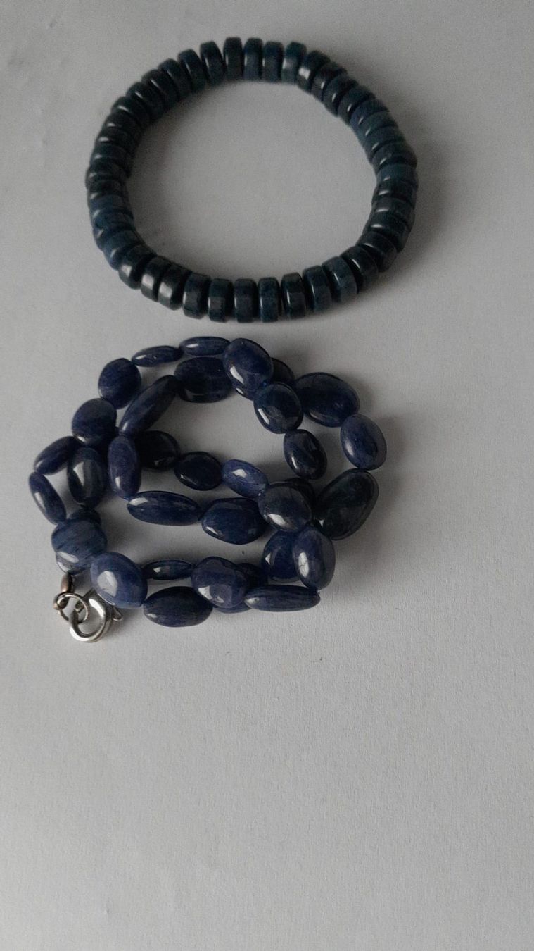 Colliers: Dumortierit Kette mit Armband – D'occasion à Amriswil par jae_9kvl