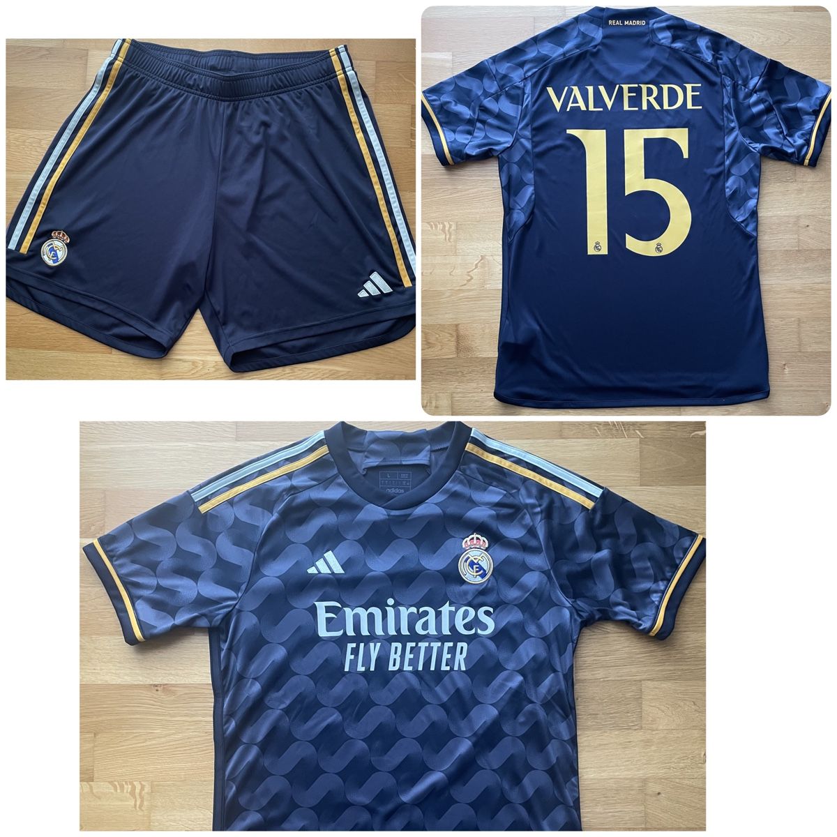 Real Madrid Maillots de corps & Pantalons: Original Real Madrid 2023/2024 Valverde Set – Neuf (Voir description) à Windisch par RealJerseys