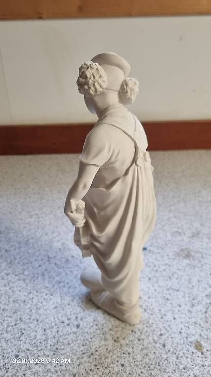 Statuette: Marmor Figurinen Clown – Usato da Bellach venduto da P.Boillat 1