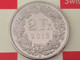 2 Franken 2018 vz