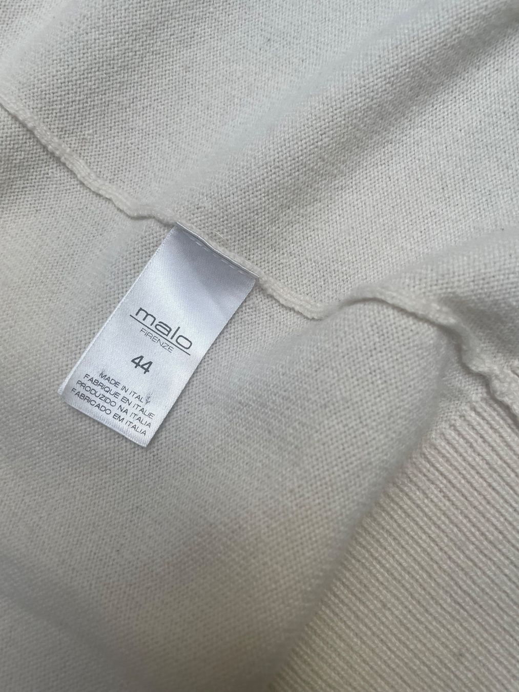 Maglioni & Felpe: Malo 100% Kashmir Pullover con zip – Difettoso da Minusio venduto da Pink222 2
