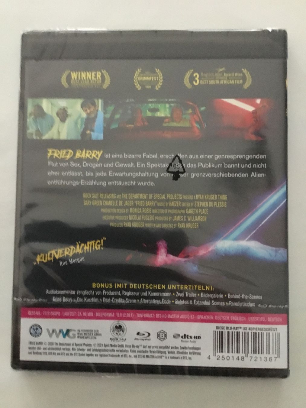 Tutti i DVDs: Fried Barry Blu Ray Neu Original verpackt – Nuovo e nell'imballaggio originale da Blauen venduto da sternchen66 1