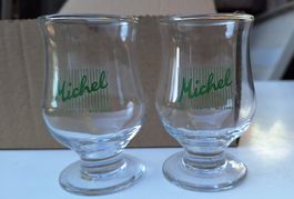 6 Original Michel Fruchtsaft Gläser, Top Zustand, Rarität