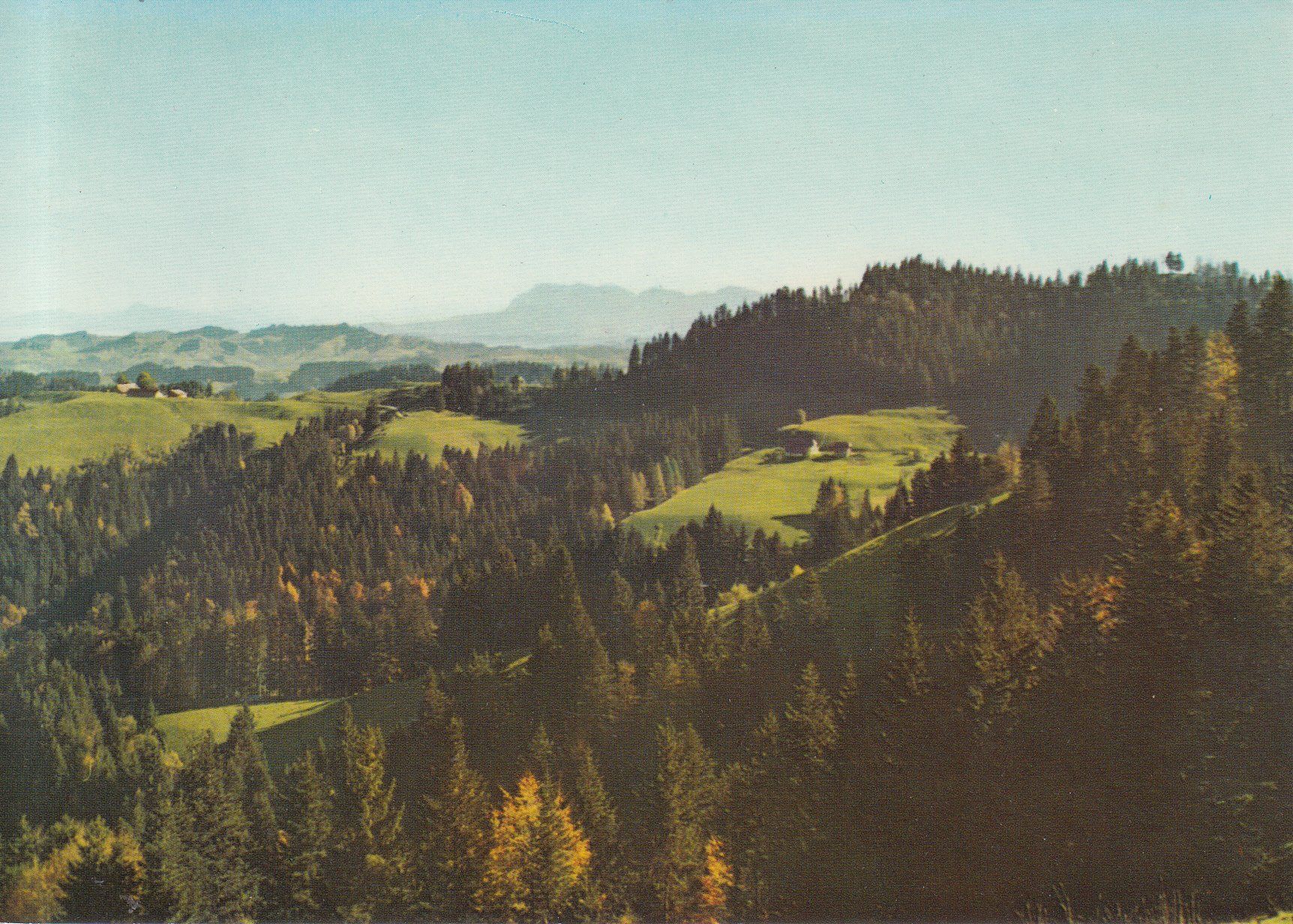 Cartoline postali: Ahorn Alp Aussicht ca. 1980 – Usato da Bürglen TG venduto da StampGraf