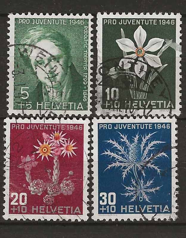Tutti i francobolli: PJ046 - Pro Juventute 1946 obl. – Usato da Trélex venduto da Phil_Albert