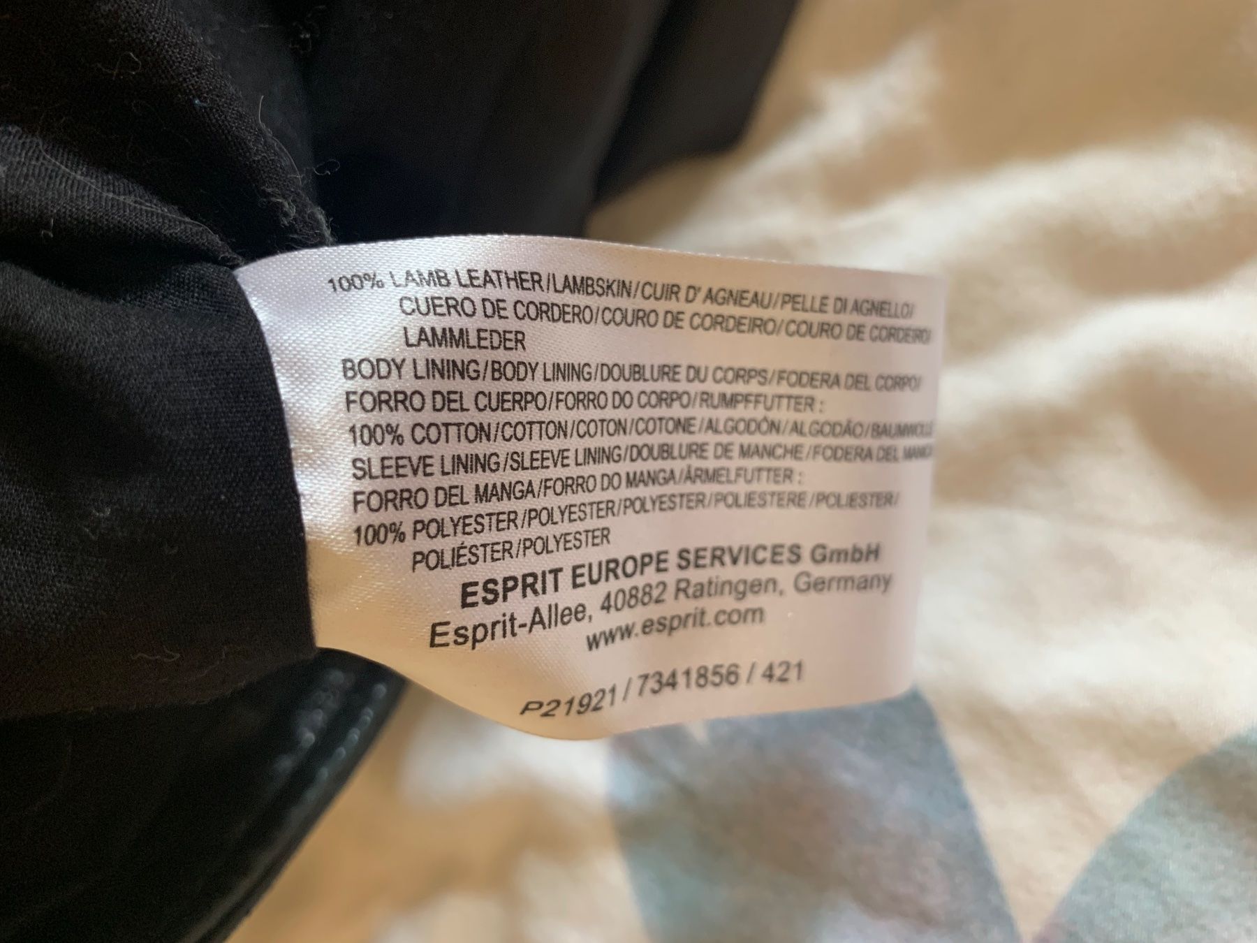 Giacche: Lederjacke ESPRIT: Lammleder, schwarz, Gr. 42, mit Etikett – Nuovo (secondo la descrizione) da Basel venduto da Interstellar85 7
