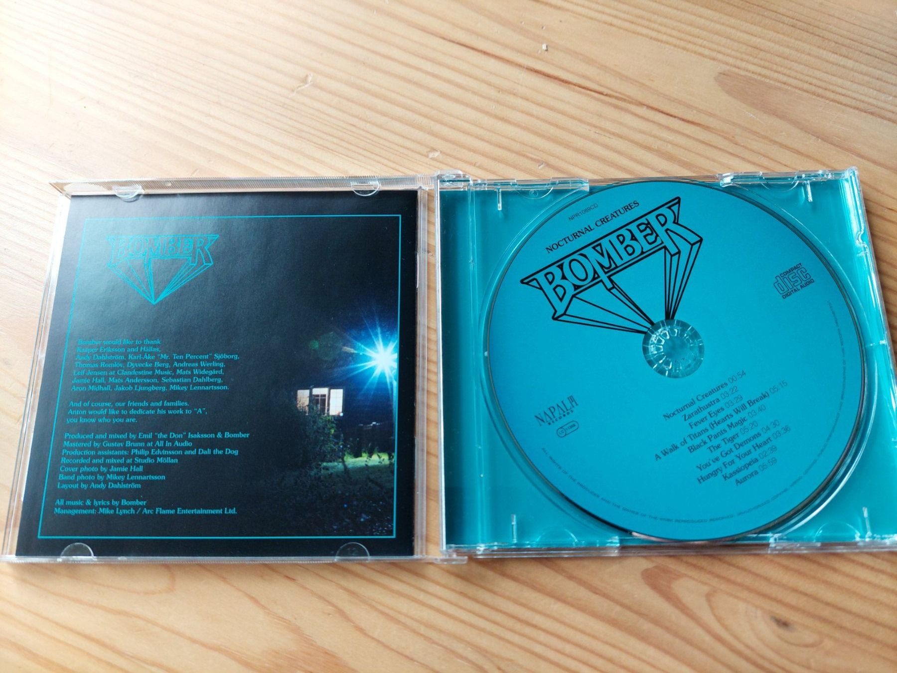 CD: Bomber Nocturnal Creatures Rock CD neuwertig – Usato da Lostorf venduto da MidnightRider59 2