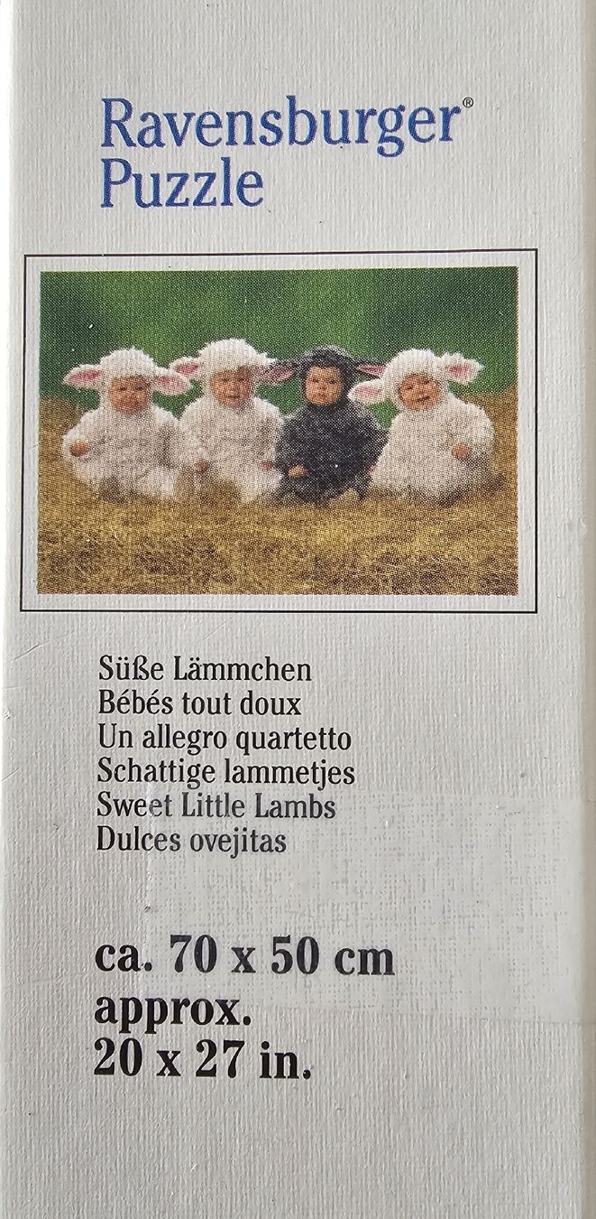 Ravensburger Puzzles: Ravensburger Puzzle "Süsse Lämmchen" 1000 Teile – Gebraucht aus Bütschwil von Taranabo 1