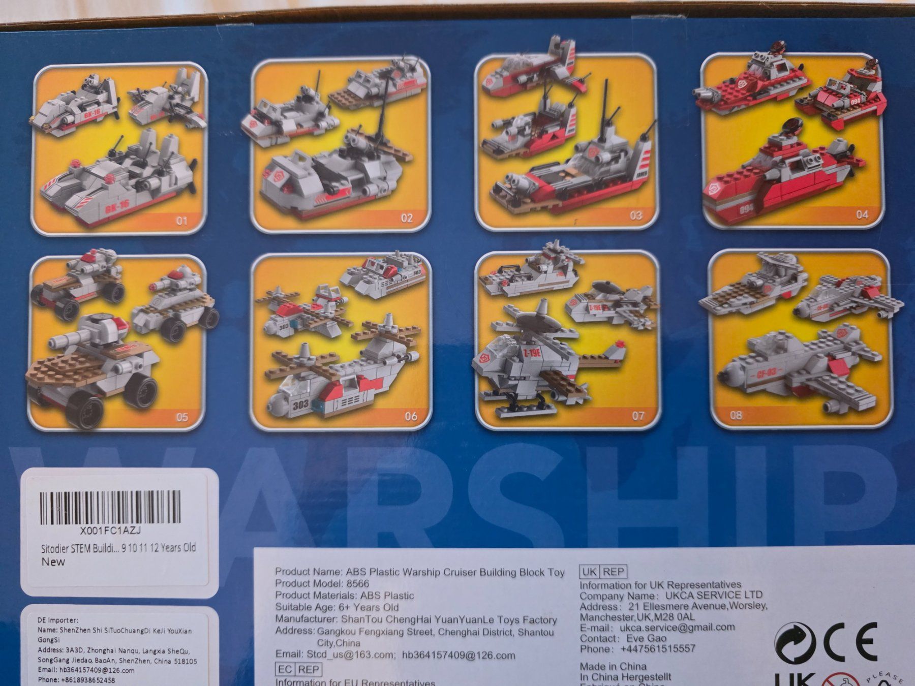 Lego Giocattoli: Warship Cruser Sitodier 8566 – Usato da Zug venduto da ScarletRose 1