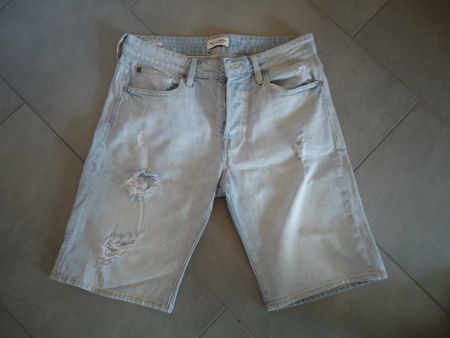 Jack & Jones Jeans Short, hellblau,  Gr. S