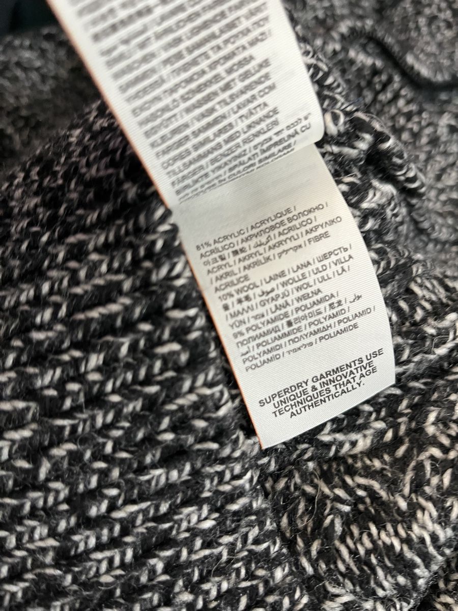 Superdry Maglioni & Felpe: Superdry Mens Chunky Knit Zip Sweater - Size Medium – Usato da Lausanne venduto da Danash 9